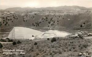 1930s RPPC Postcard Comstock Lode Mine Virginia City NV Zan #1954 Storey County