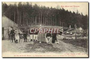 Postcard Old Customs Customs Cols des Vosges At Sainte Marie La Pass border g...