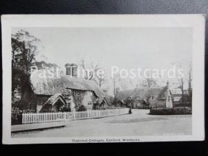 Dorset CANFORD Wimborne THATCHED COTTAGE - Old Postcard by G & P