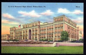 Pennsylvania WILKES-BARRE G.A.R. Memorial High School LINEN