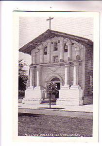 Small Sized Postcard, Mission Dolores San Francisco California