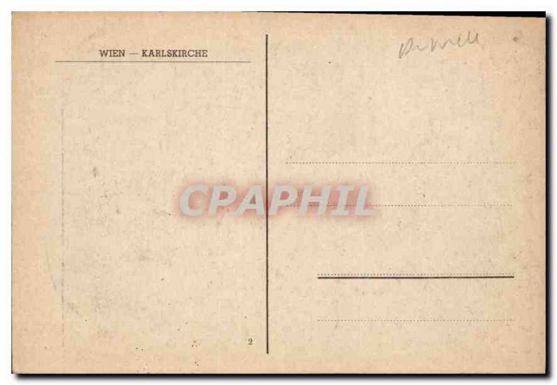 Modern Postcard Wien Karlskirche