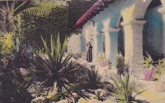 In A California Mission Garden Los Angeles California 1937