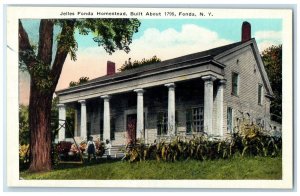 c1920's Jelles Fonda Homestead Built About 1795 Fonda New York NY Tree Postcard