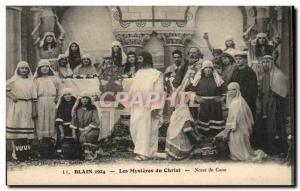 Old Postcard Blain 1924 The Mysteries of Christ Wedding at Cana