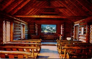 Wyoming Moose Chapel Of The Transfiguration Interior View