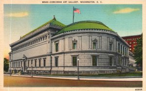 Vintage Postcard The Corcoran Gallery of Arts Building Landmark Washington D.C.