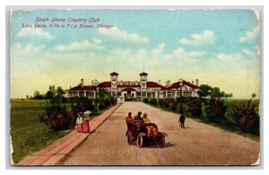 South Shore Country Club Chicago Illinois IL UNP DB Postcard Y2