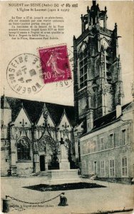 CPA Nogent sur Seine- Eglise Saint Laurent FRANCE (1007546)