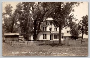 RPPC Scouts Rest Ranch NE Nebraska Home of Buffalo Bill  Real Photo Postcard Q30