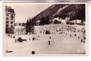 Real Photo, Skiers, Savoy-Palace, Chamonix, France,