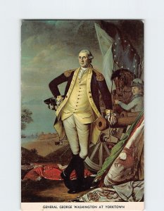 Postcard General George Washington At Yorktown By J. Peale, Yorktown, Virginia