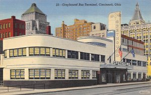 Greyhound Bus Terminal Cincinnati, Ohio USA