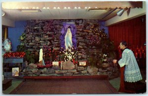 M-22027 Grotto in Our Lady Of Lourdes Chapel Shartlesville Pennsylvania