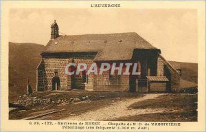 Old Postcard surroundings Besse Chapel ND Vassiviere