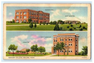 Mcmurry College Multiview Abilene TX Texas Postcard (BG8)