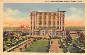 Michugan Central Station View - Detroit, Michigan MI  