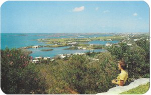 View from Gibbs Hill Lighthouse Many Small Islands Bermuda