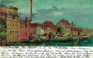 Germany Berlin Alt Berlin am Wasser Litho 06.36