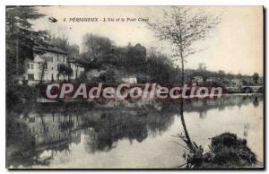 Postcard Old PERIGUEUX Isle Bridge Cass