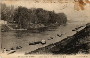 CPA LEVALLOIS-PERRET - Pointe aval de l'Ile de la Grande Jatte (581767)