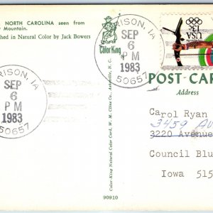 1983 Morrison, IA Post Office Cancel Postcard Town USPO Postal History A269