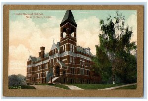 c1910s State Normal School Exterior New Britain Connecticut CT Unposted Postcard