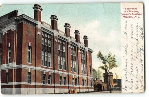 HOBOKEN NJ Laboratory of Chemistry, Stephen's (Steven's) Institute 1909 Postcard