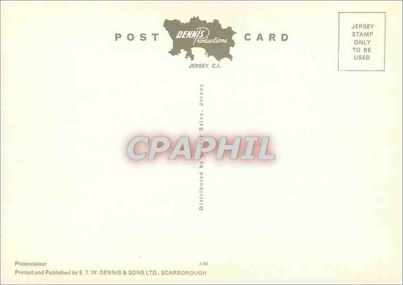 Modern Postcard St Brelade's Gardens Jersey CI