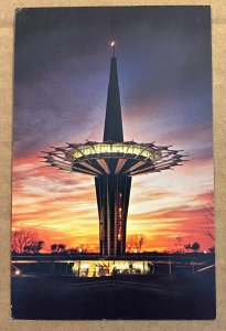 VINTAGE UNUSED POSTCARD PRAYER TOWER, ORAL ROBERTS UNIVERSITY, TULSA, OKLAHOMA