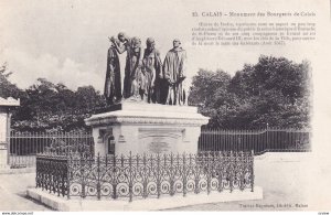 CALAIS, Pas De Calais, France, 1900-1910s; Monument Des Bourgeois De Calais