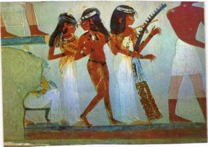 CPM EGYPTE Tomb of Noble Nackht. Dancing and Musician Girls (343957)