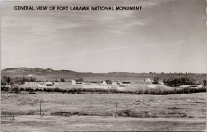 Fort Laramie National Monument WY Wyoming Unused Real Photo Postcard H38