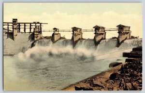 Postcard Gatun Spillway Panama