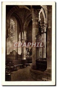 Beaune Old Postcard Notre Dame Collegiate Church inside view the & # 39abside