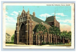 C. 1910 Scottish Rite Cathedral Peoria Illinois Postcard P191E