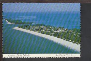 Bird's Eye View Captiva Island FL Postcard BIN 