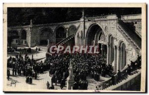 Old Postcard Lourdes Rosary entry