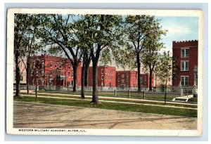 Vintage Western Millitary Acadamy, ALton, IL. Postcard F115E