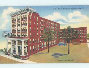 Unused Linen HOTEL SCENE Spartanburg South Carolina SC B1323