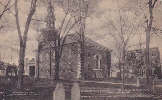 Built In 1767 Christ Church Alexandria Virginia Albertype