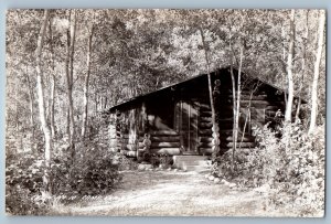 1948 Cabin No. 10 Camp Van Burntside Lake Ely Minnesota MN RPPC Photo Postcard