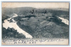 Reading Pennsylvania Postcard View Neversink Mountain Point Lookout Valley c1905