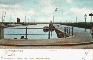 Netherlands Den Haag The Hague Laakkanaal Vintage Postcard 03.74