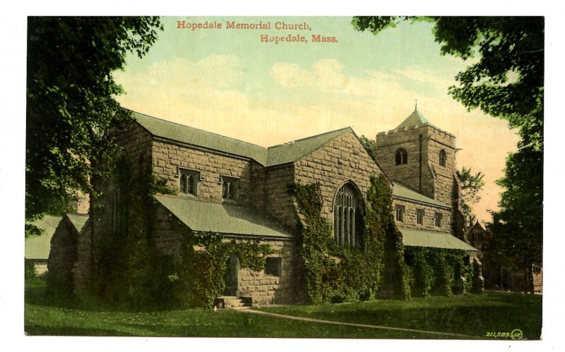 MA - Hopedale. Hopedale Memorial Church