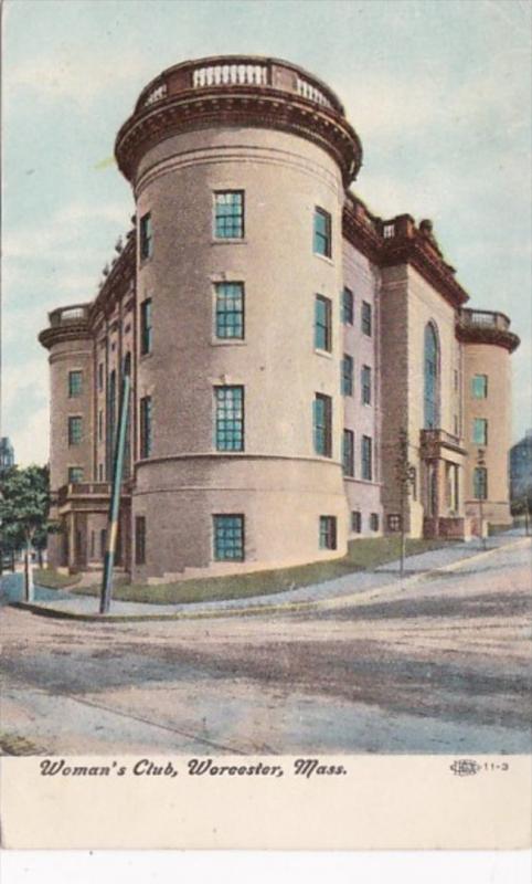 Massachusetts Worcester Woman's Club 1908