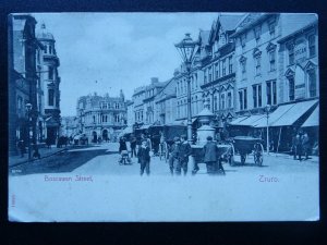 Cornwall TRURO Boscawen Street shows CORNWALL ORGAN FACTORY c1905 Postcard