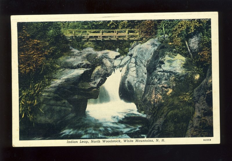 North Woodstock, New Hampshire/NH Postcard, Indian Leap, White Mountains