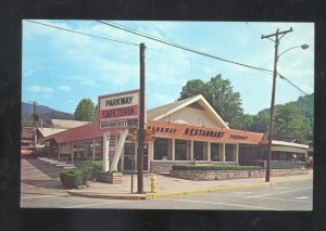 GATLINBURG TENNESSEE PARKWAY CAFETERIA RESTAURANT ADVERTISING POSTCARD