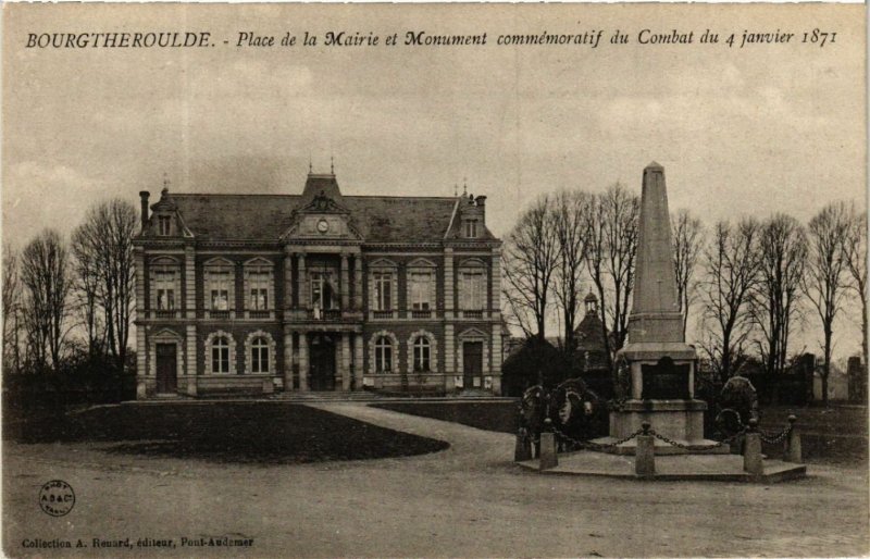 CPA BOURGTHEROULDE - Place de la Mairie (478109)